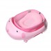 Bathtubs Freestanding Baby Folding Children Thicker Warming Multifunctional (Color : Pink) - B07H7KDPYP